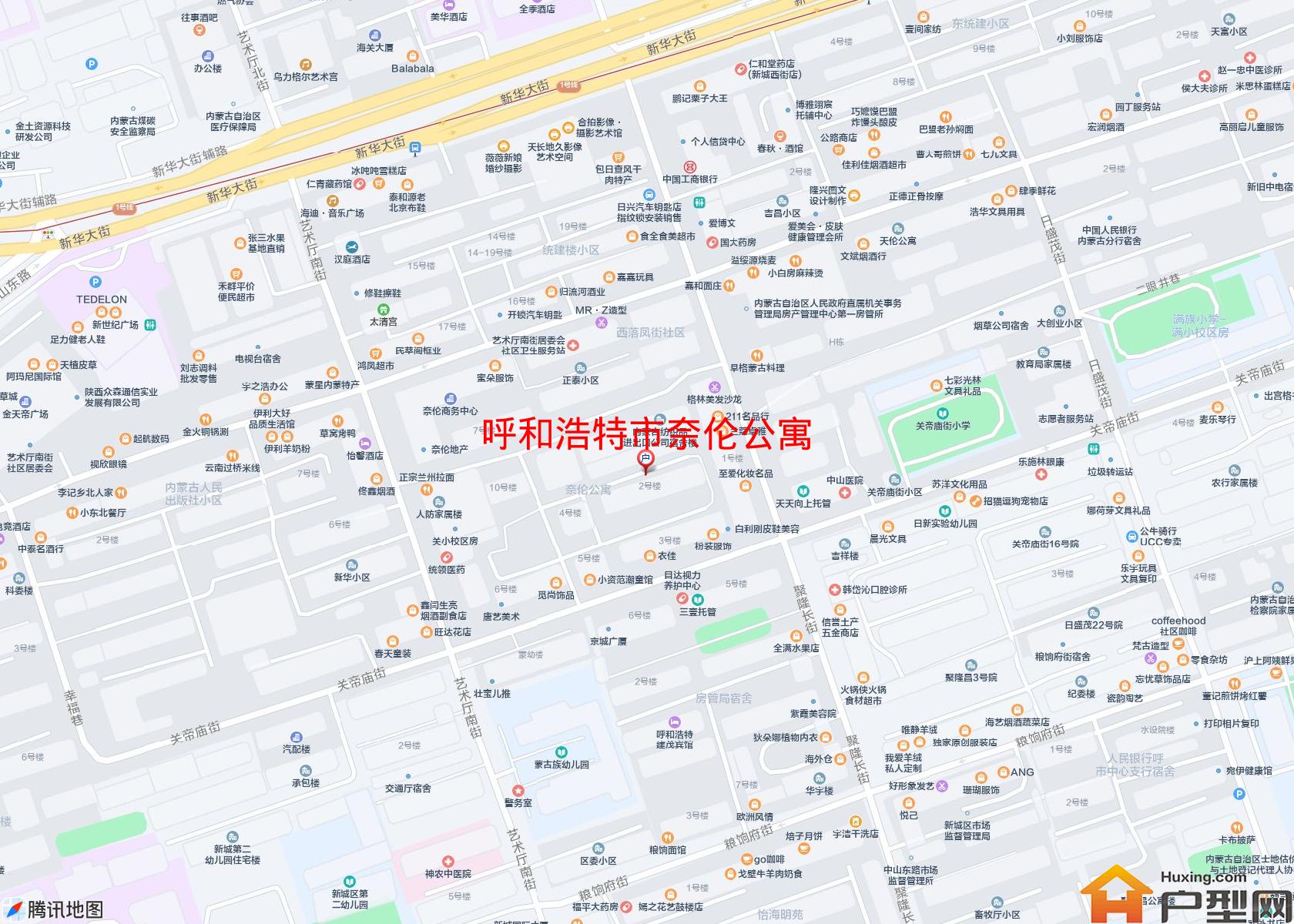 奈伦公寓小区 - 户型网