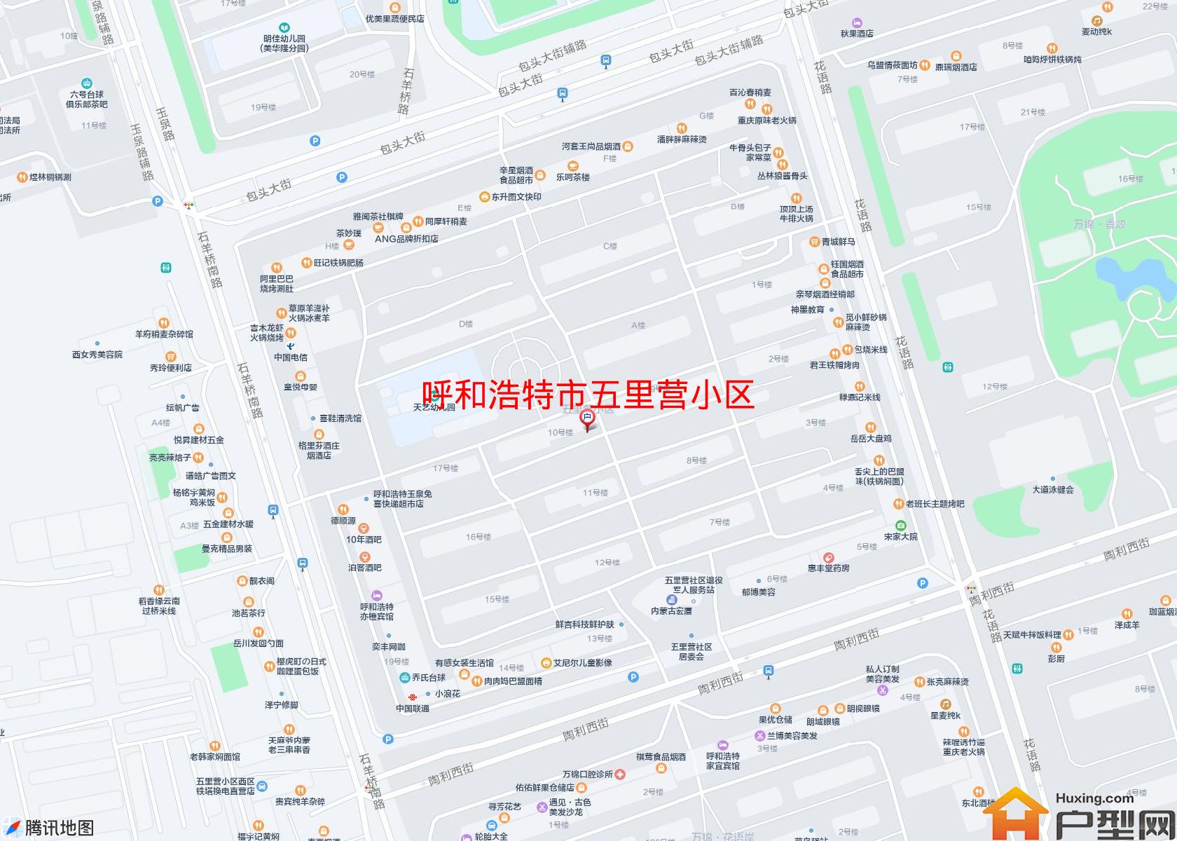 五里营小区小区 - 户型网