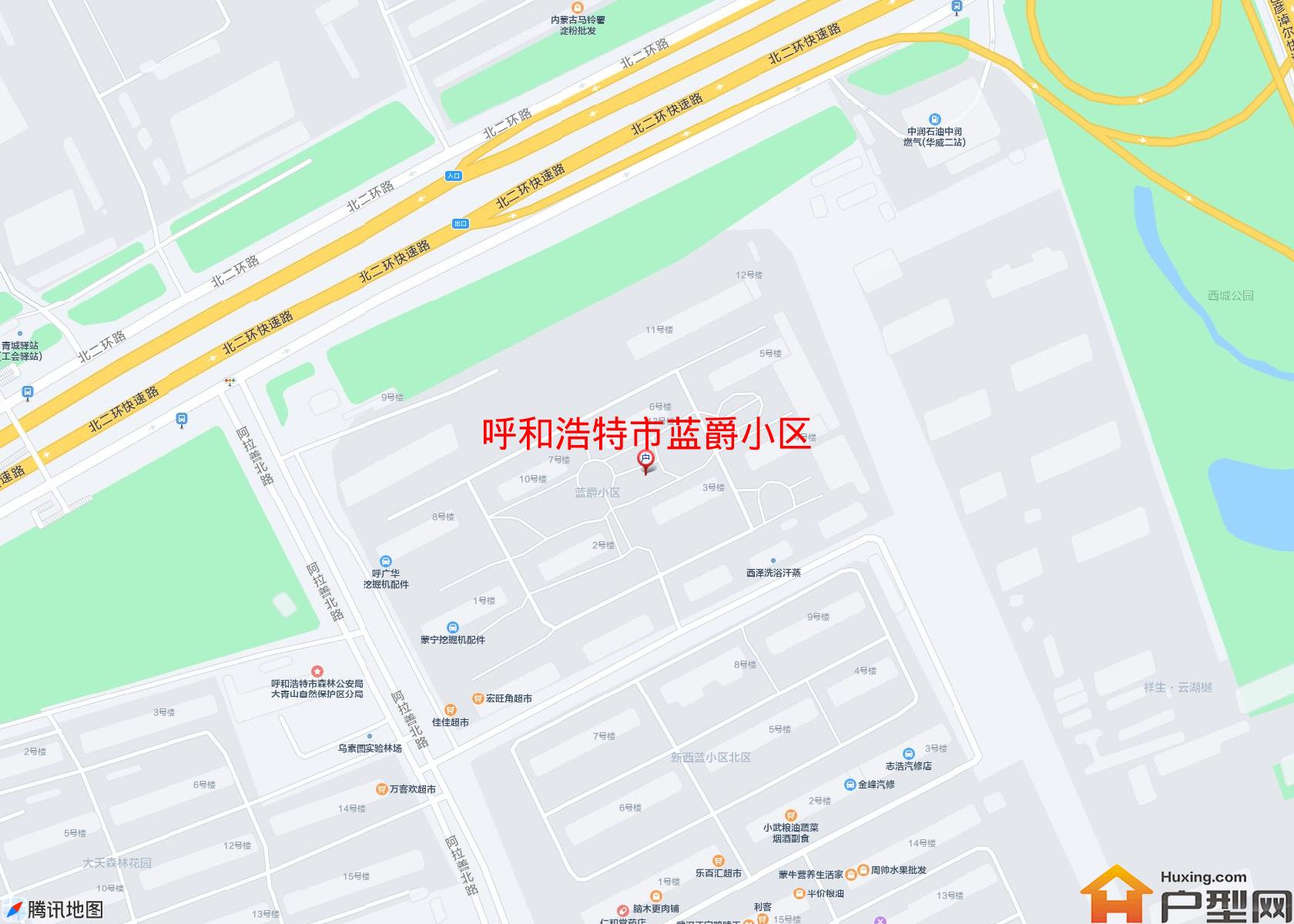 蓝爵小区小区 - 户型网