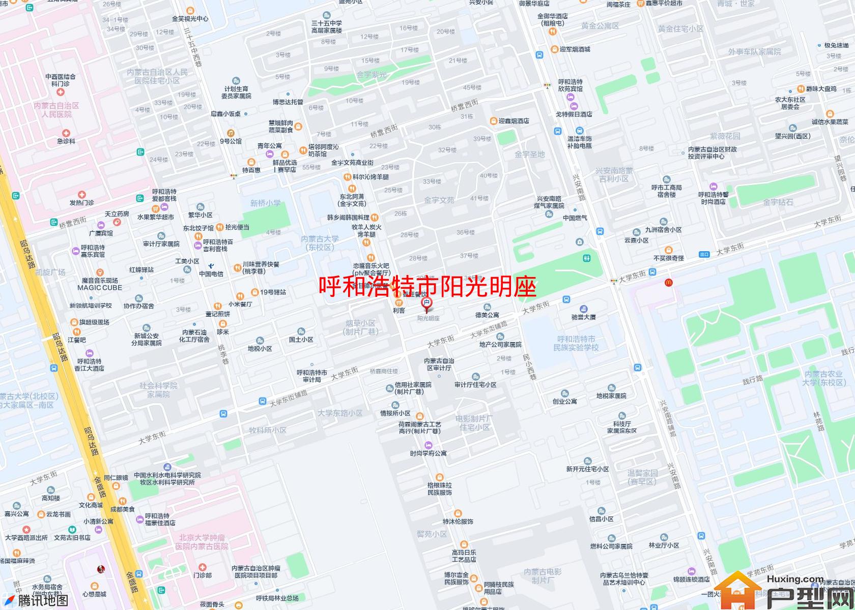 阳光明座小区 - 户型网
