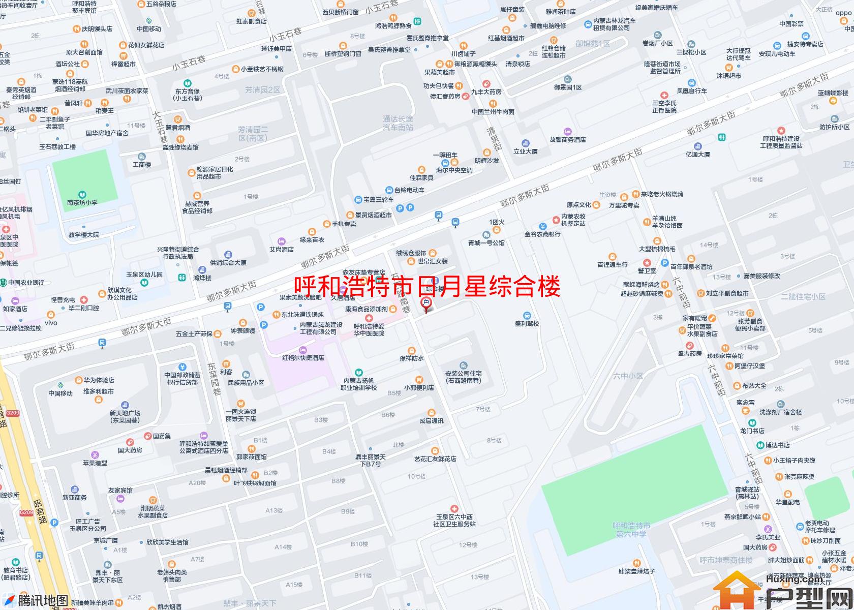日月星综合楼小区 - 户型网
