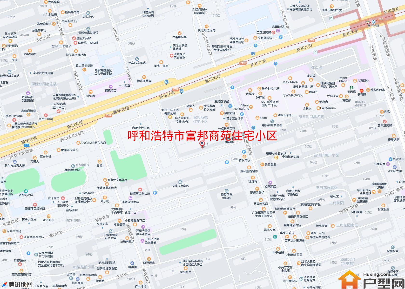 富邦商苑住宅小区小区 - 户型网