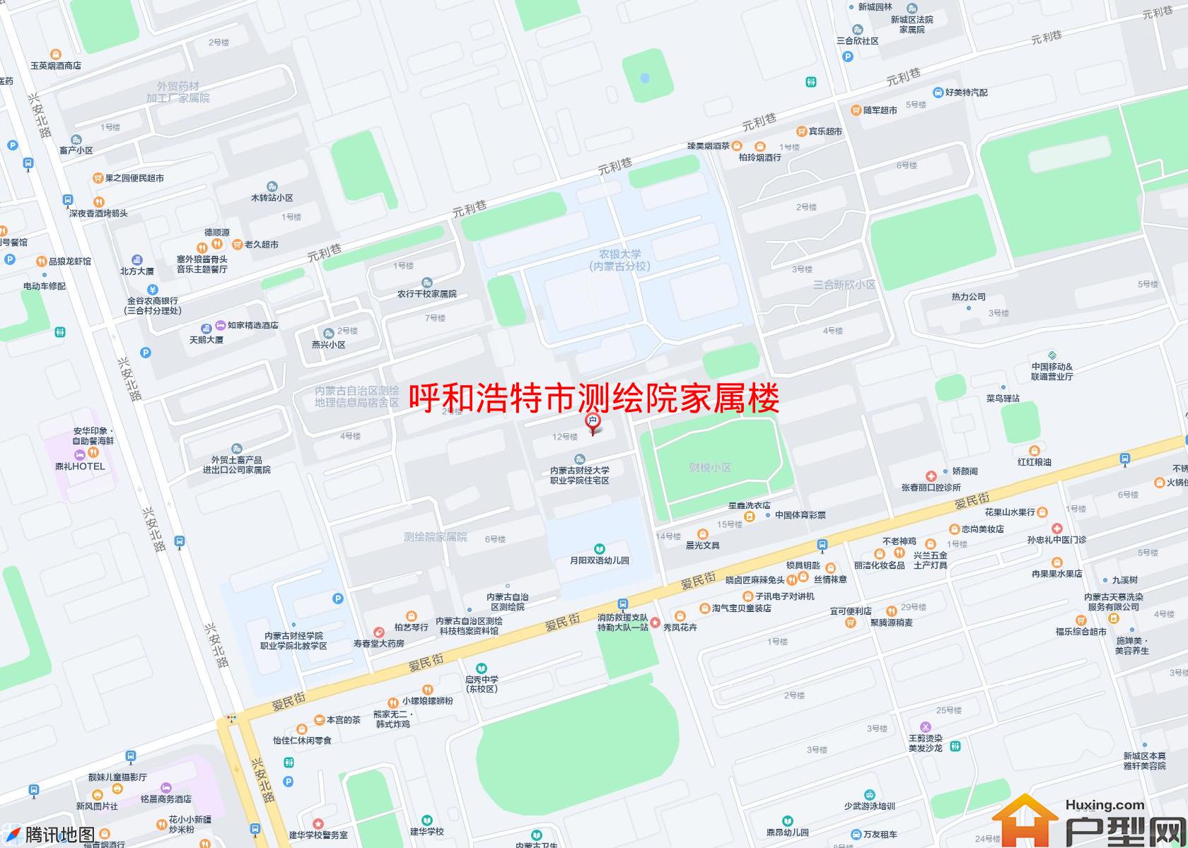 测绘院家属楼小区 - 户型网