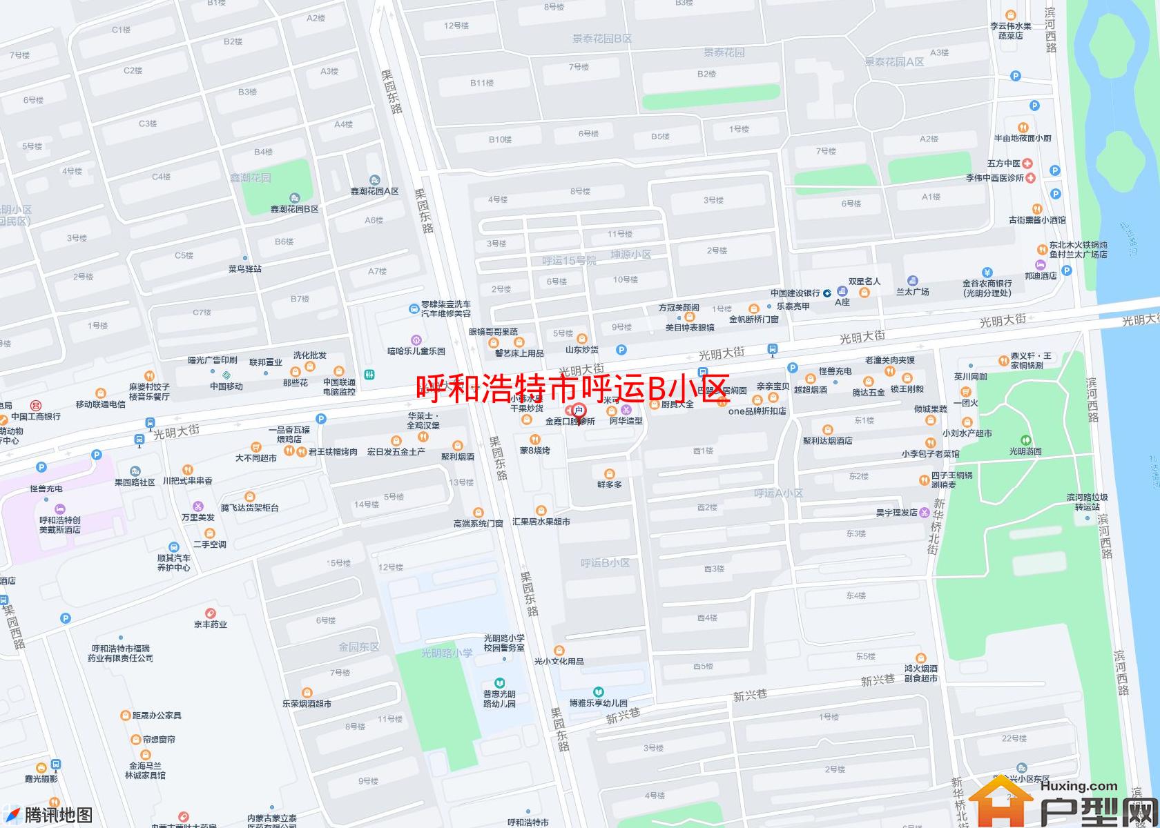 呼运B小区小区 - 户型网