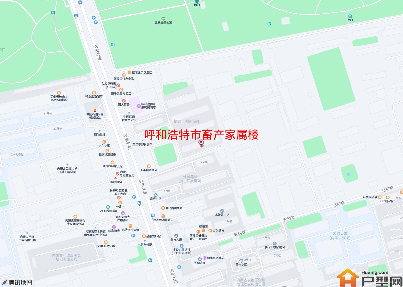 畜产家属楼小区 - 户型网