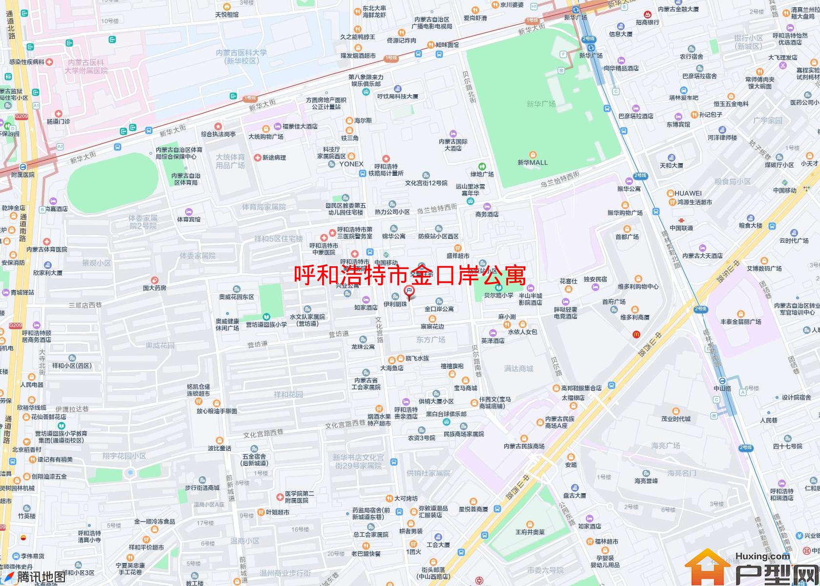 金口岸公寓小区 - 户型网