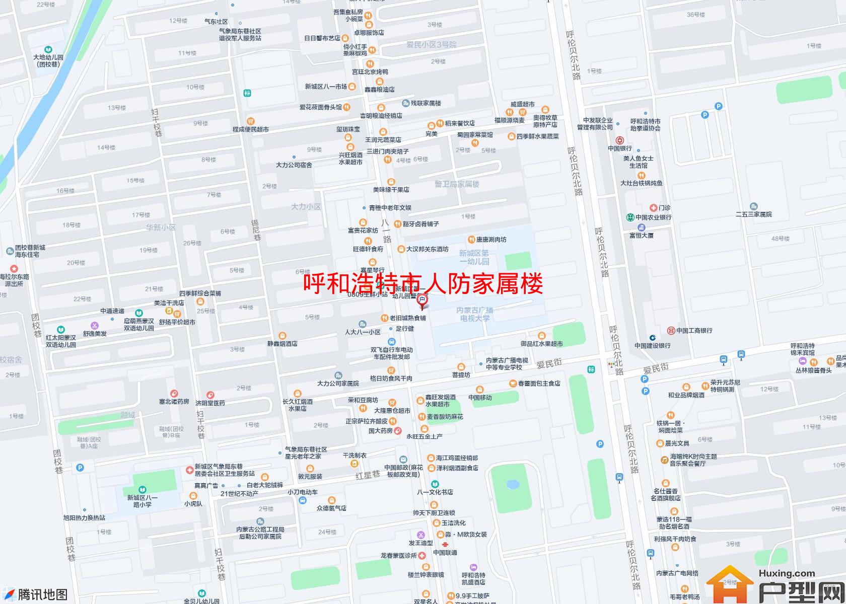 人防家属楼小区 - 户型网