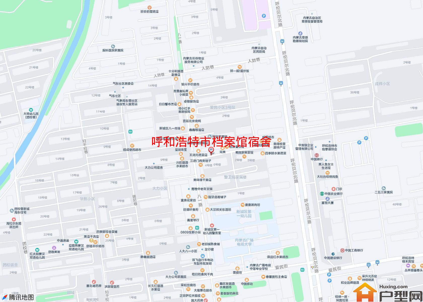 档案馆宿舍小区 - 户型网