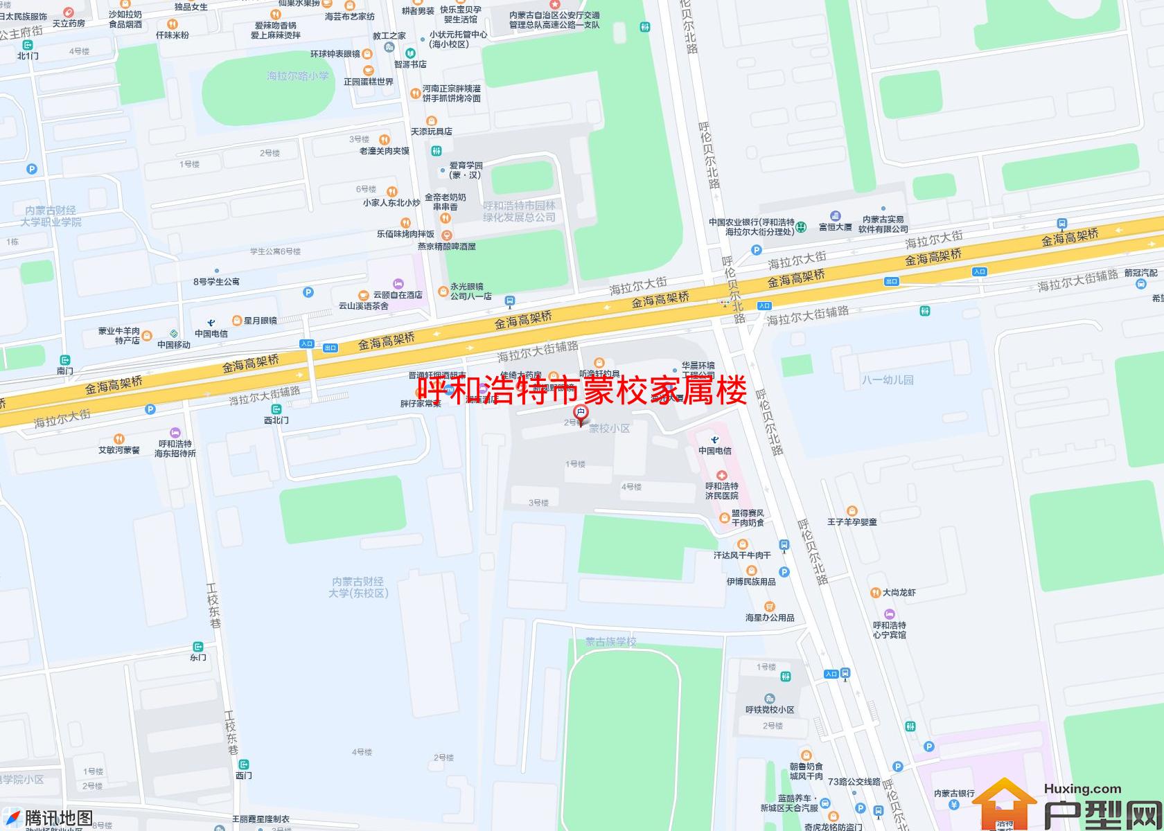 蒙校家属楼小区 - 户型网
