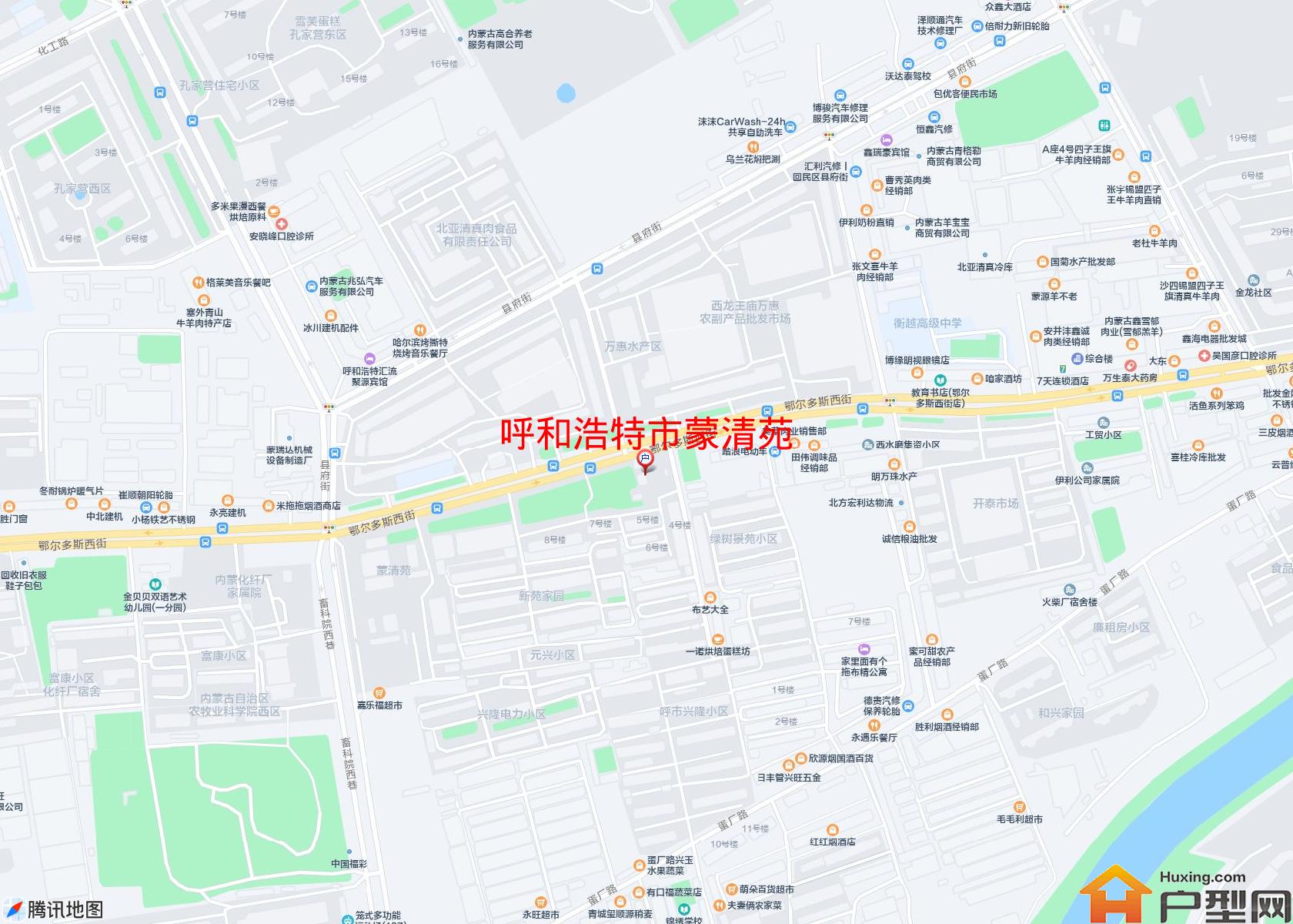 蒙清苑小区 - 户型网