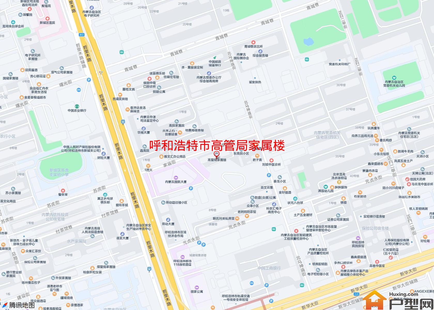 高管局家属楼小区 - 户型网