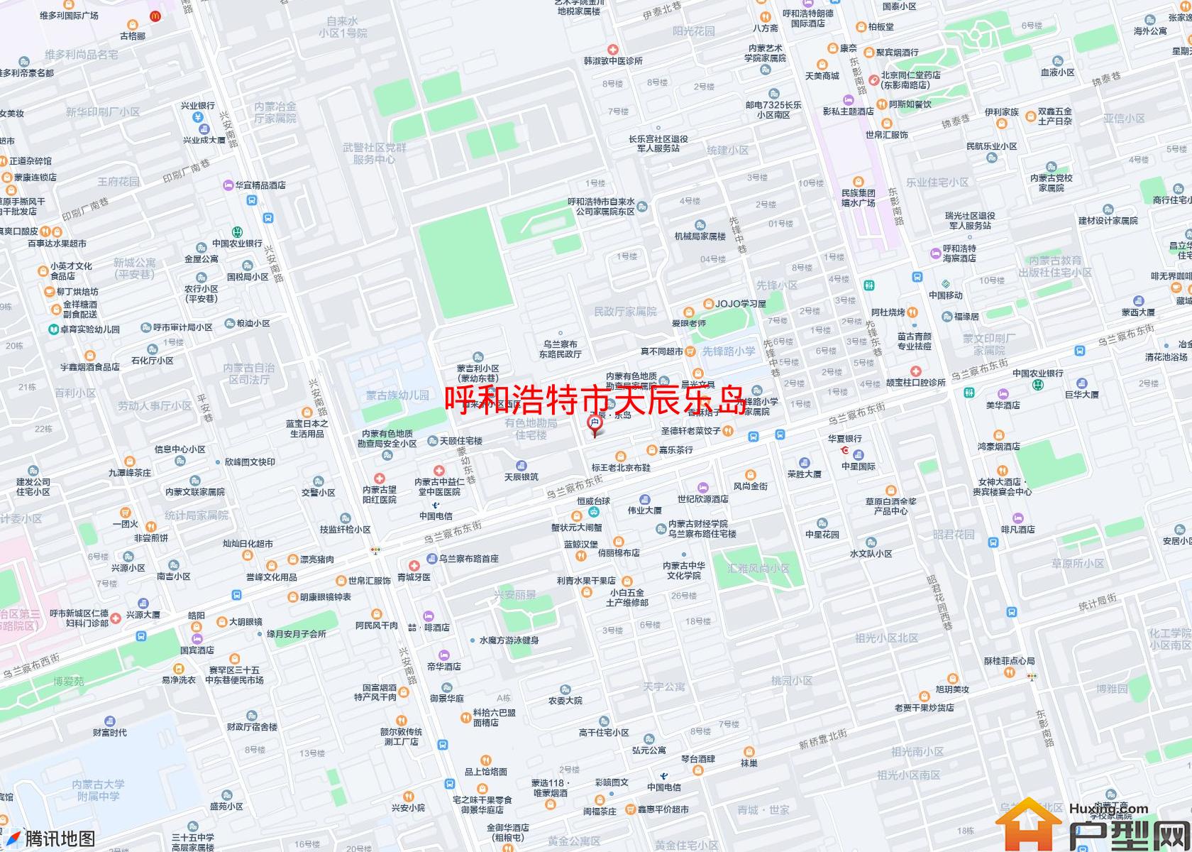 天辰乐岛小区 - 户型网