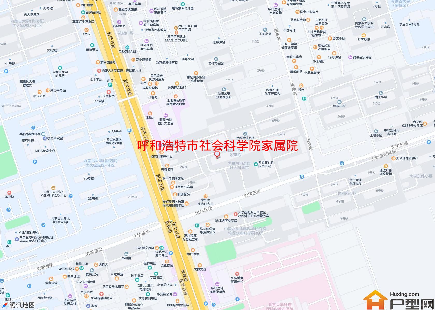 社会科学院家属院小区 - 户型网