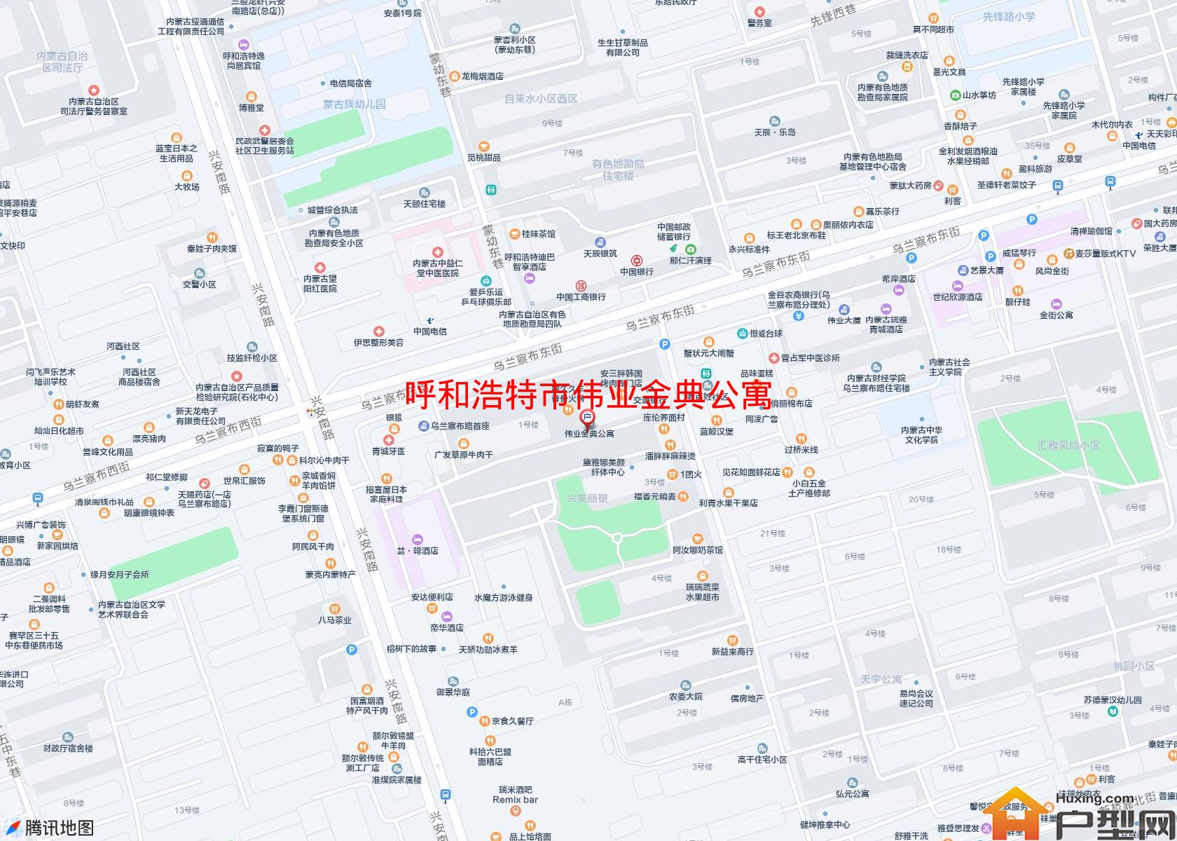伟业金典公寓小区 - 户型网