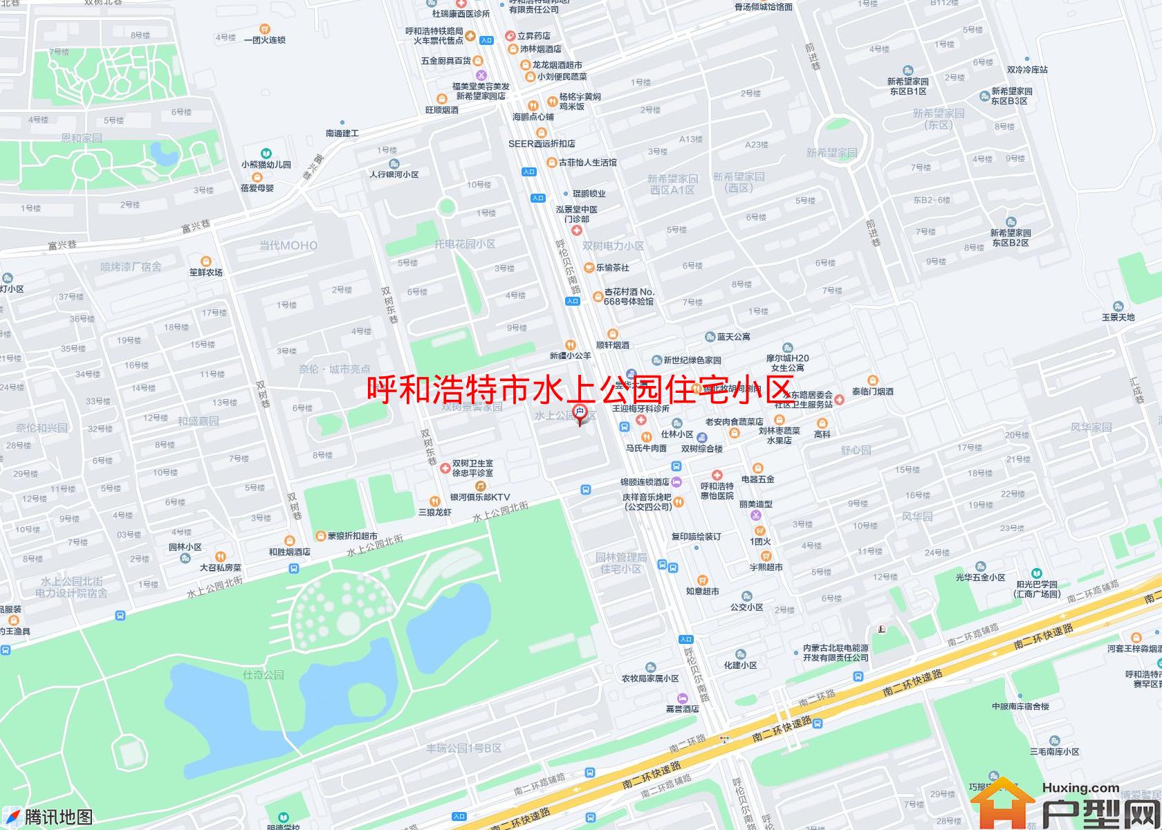水上公园住宅小区小区 - 户型网