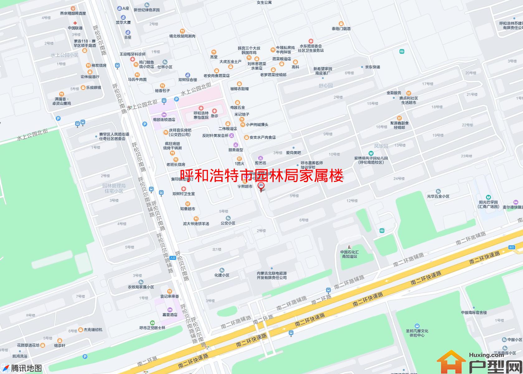 园林局家属楼小区 - 户型网