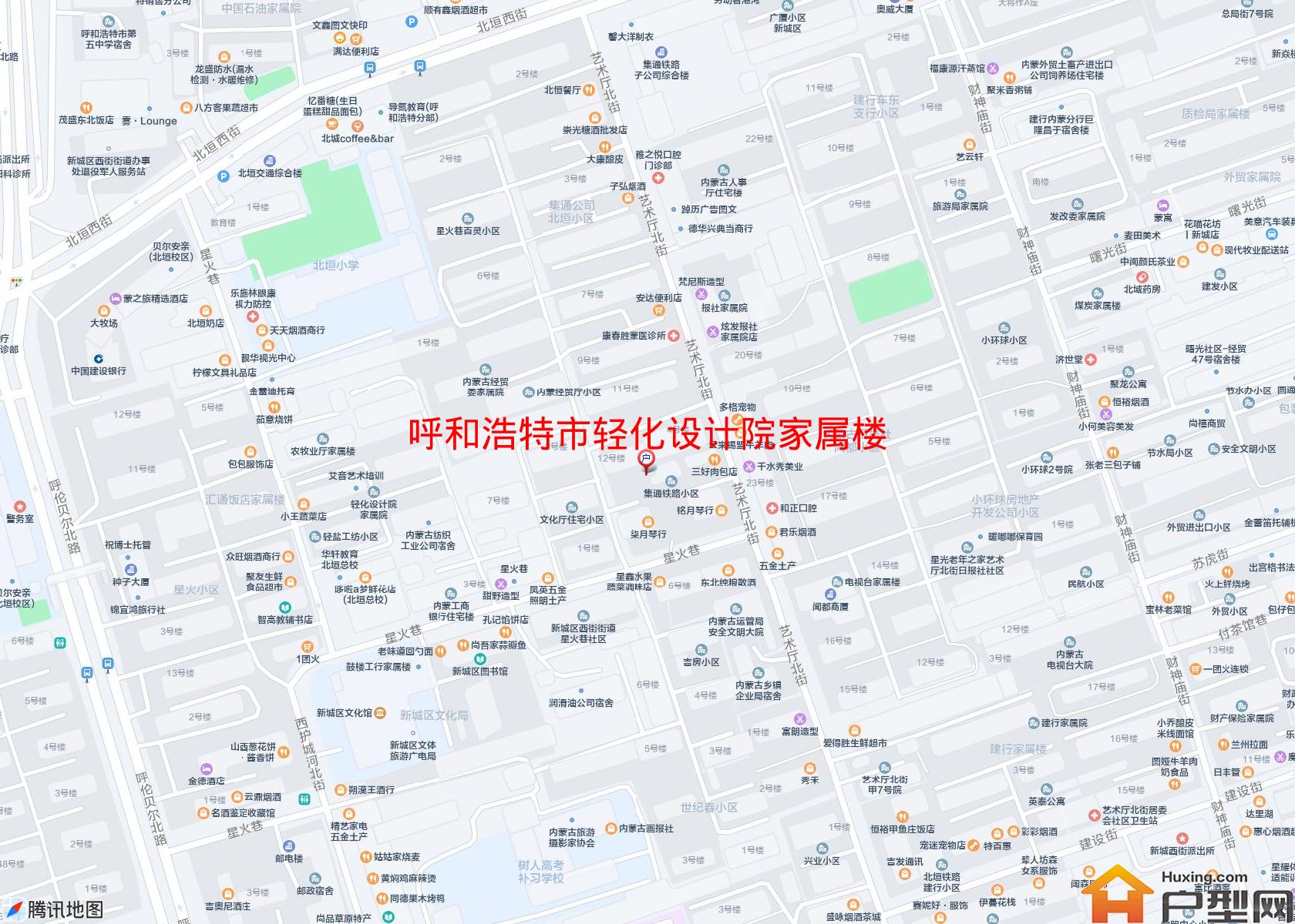 轻化设计院家属楼小区 - 户型网