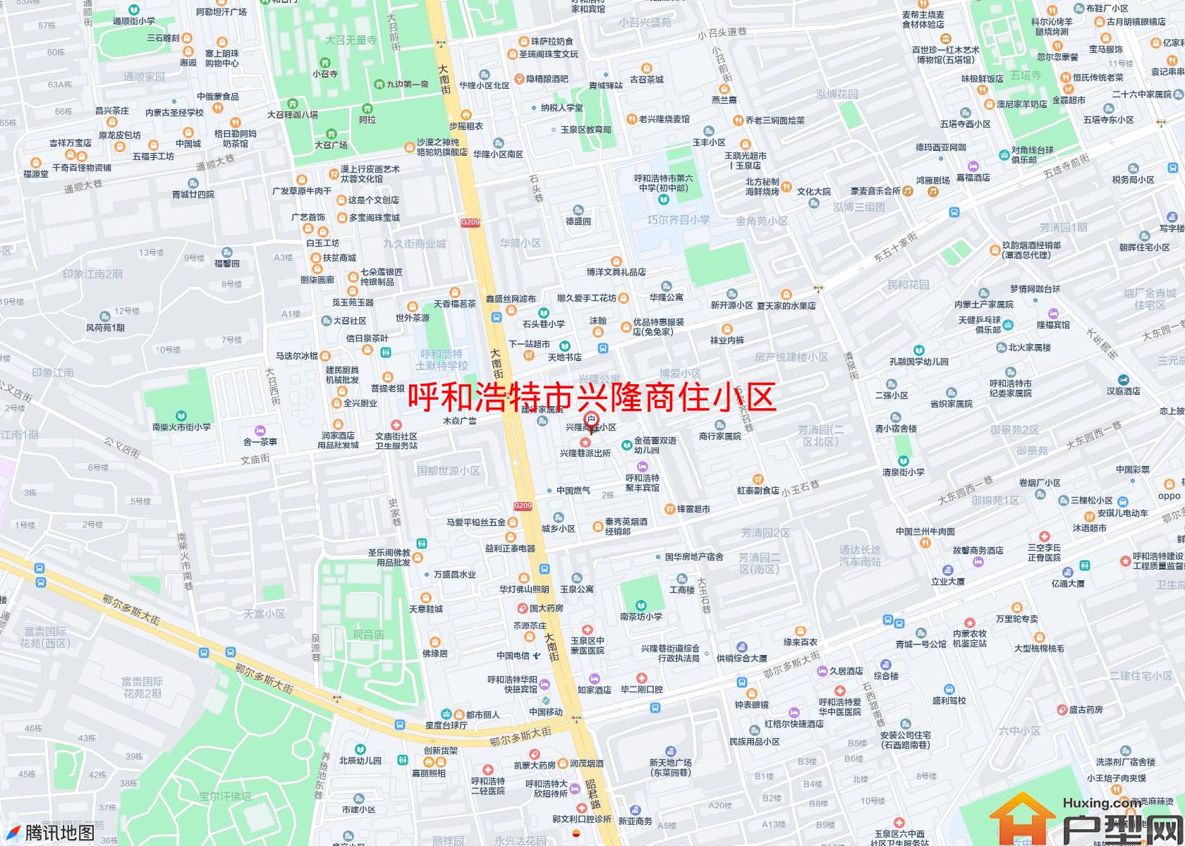 兴隆商住小区小区 - 户型网