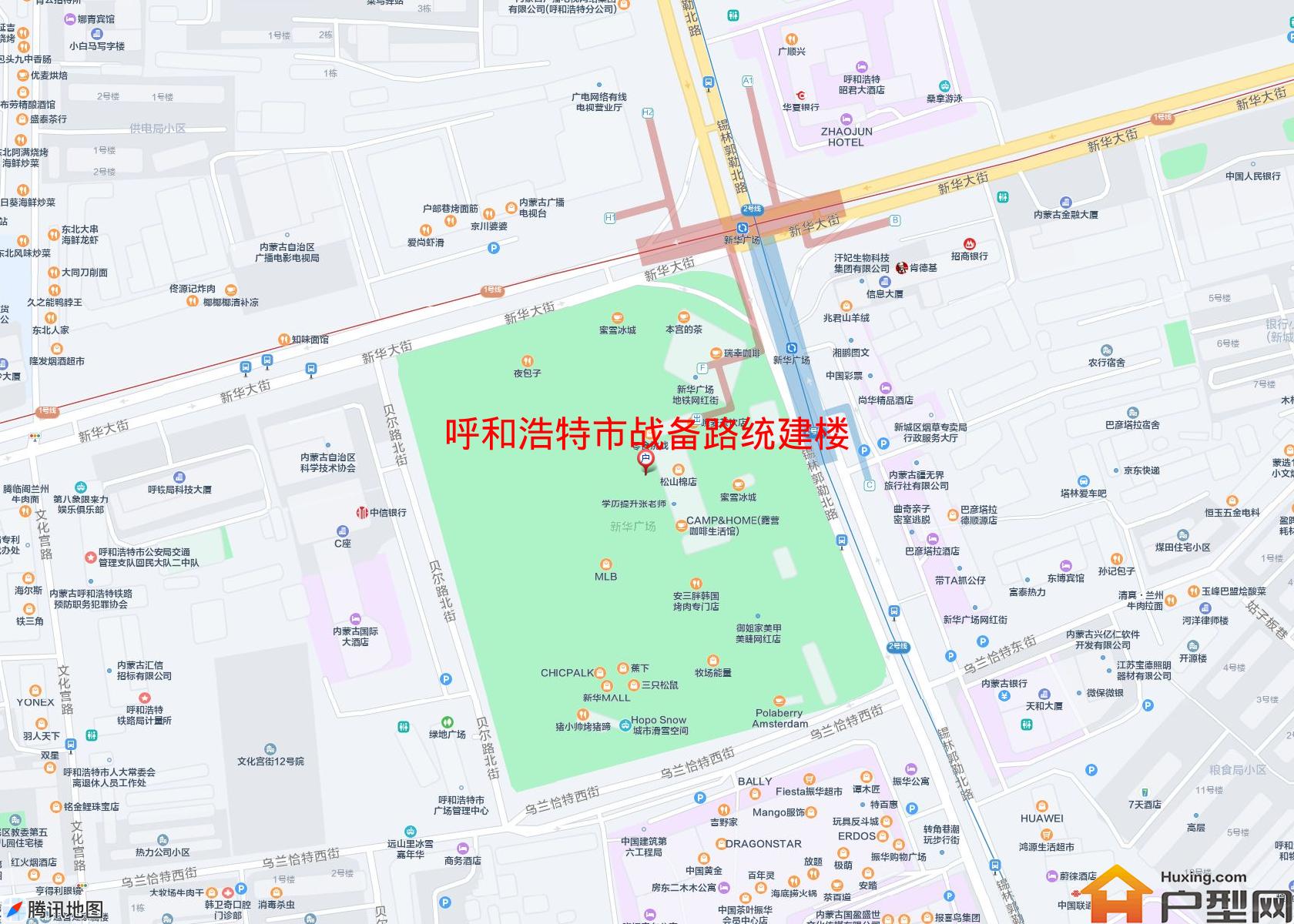 战备路统建楼小区 - 户型网