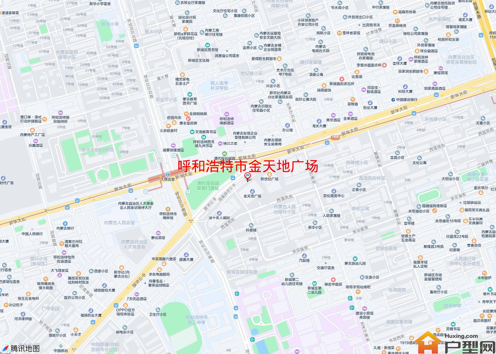 金天地广场小区 - 户型网