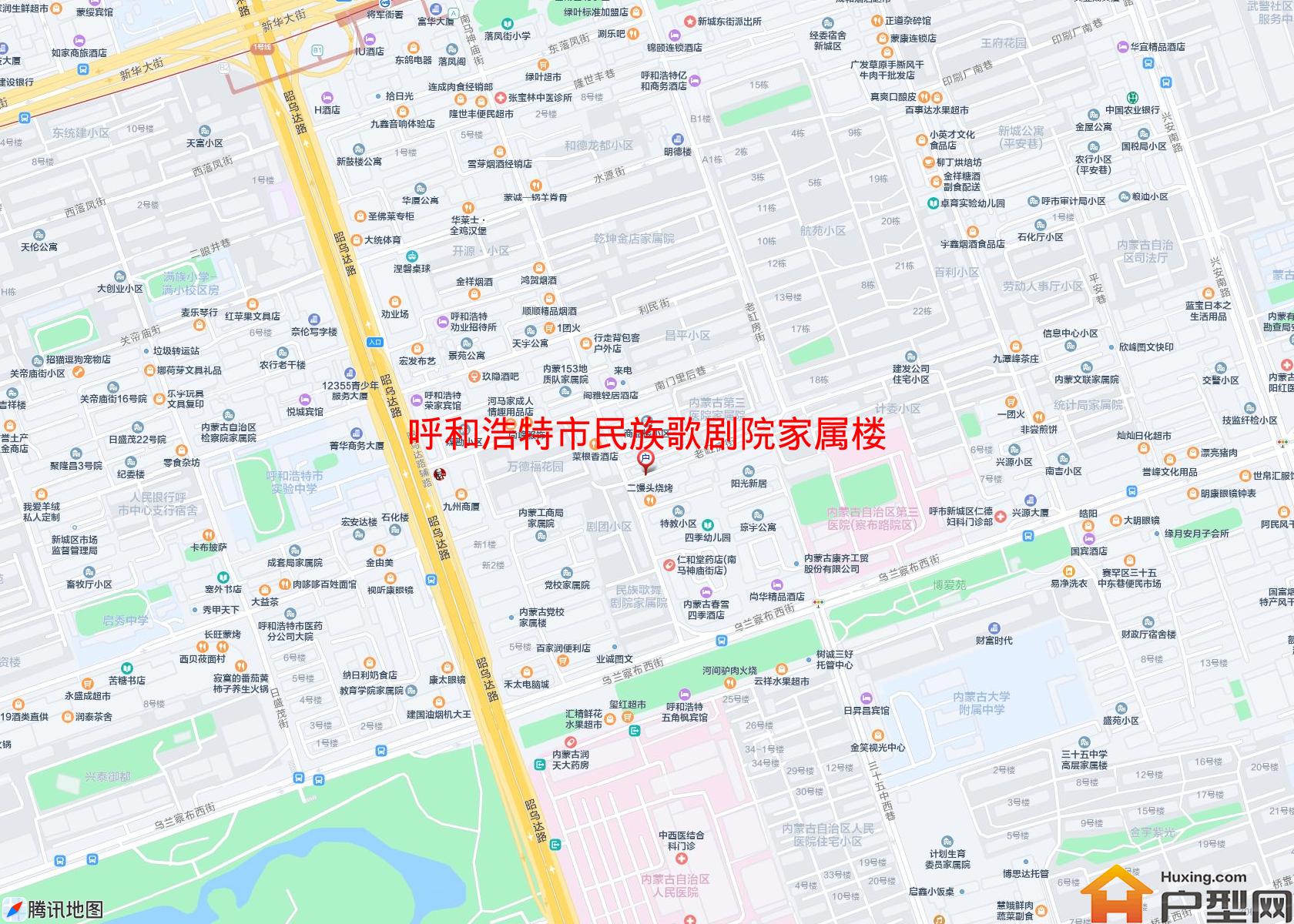 民族歌剧院家属楼小区 - 户型网