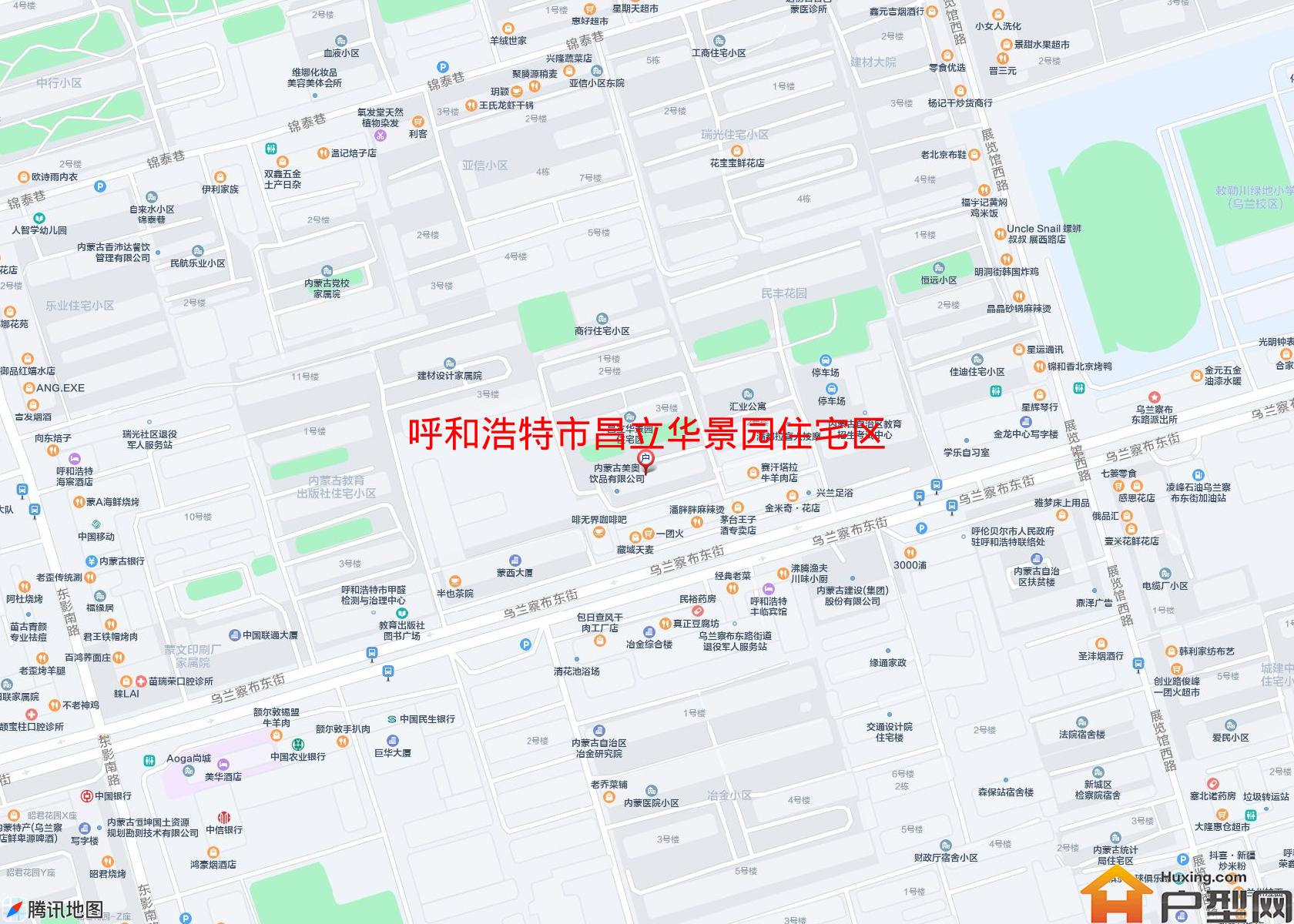昌立华景园住宅区小区 - 户型网