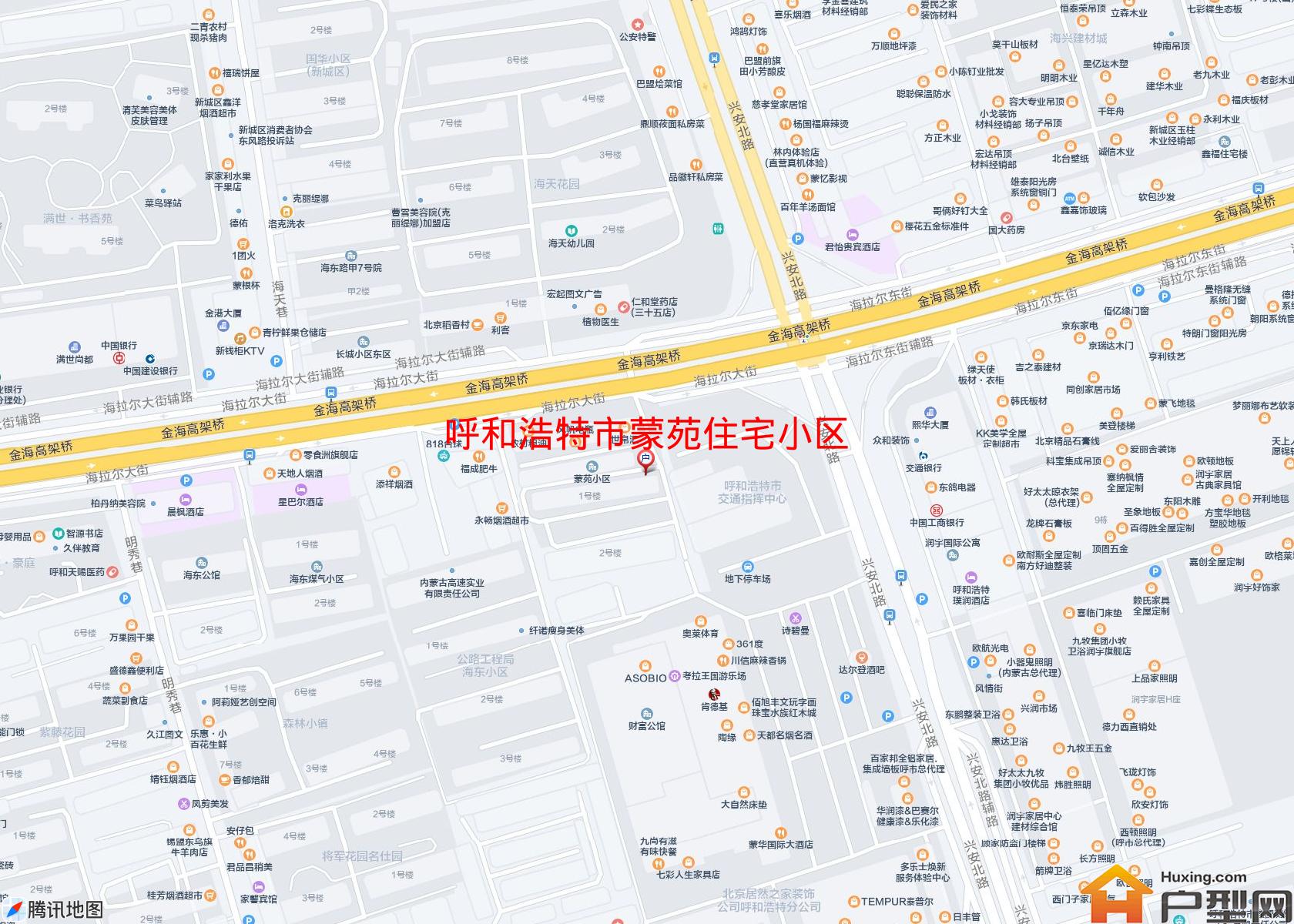 蒙苑住宅小区小区 - 户型网