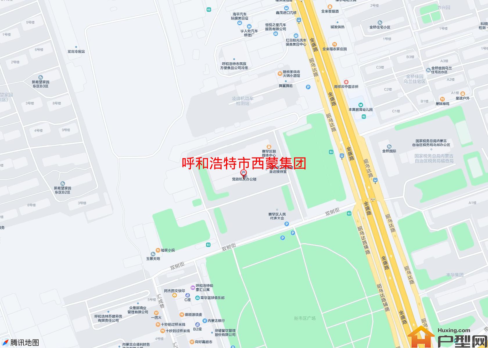 西蒙集团小区 - 户型网