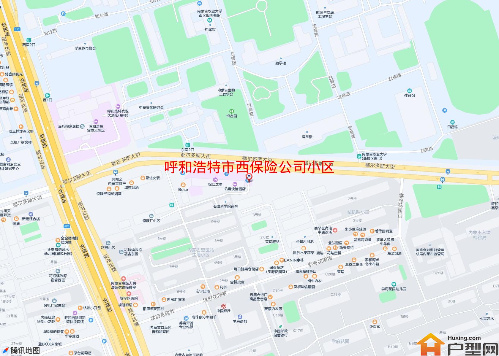 西保险公司小区小区 - 户型网