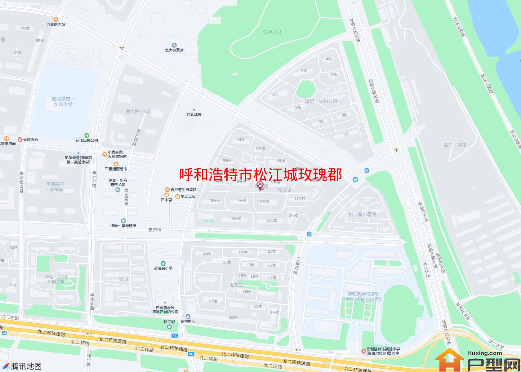 松江城玫瑰郡小区 - 户型网