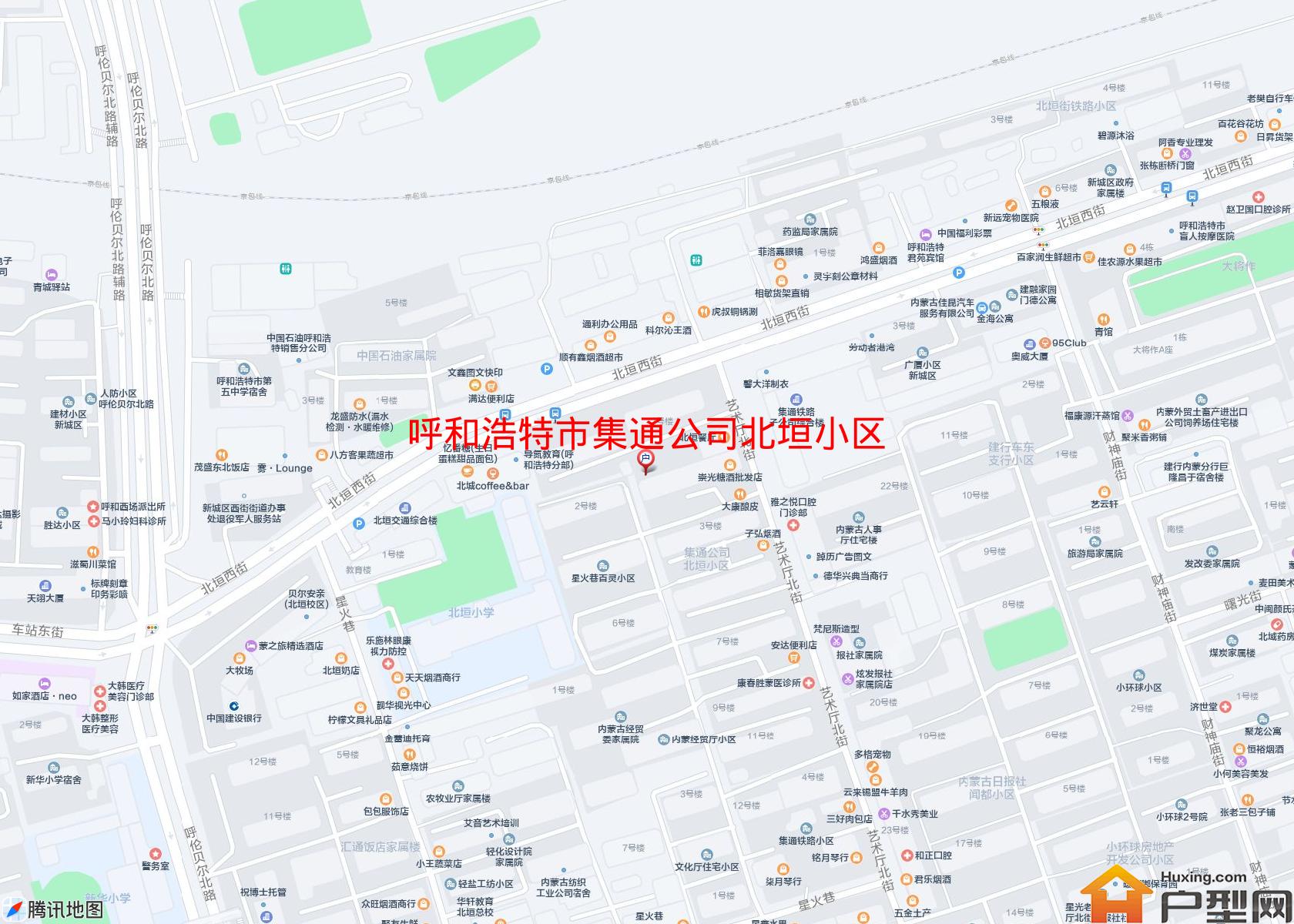 集通公司北垣小区小区 - 户型网