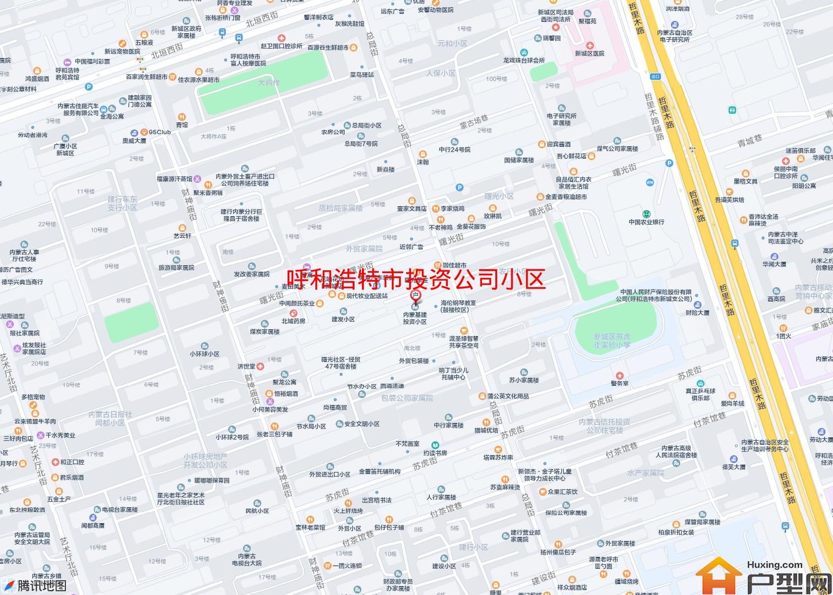 投资公司小区小区 - 户型网