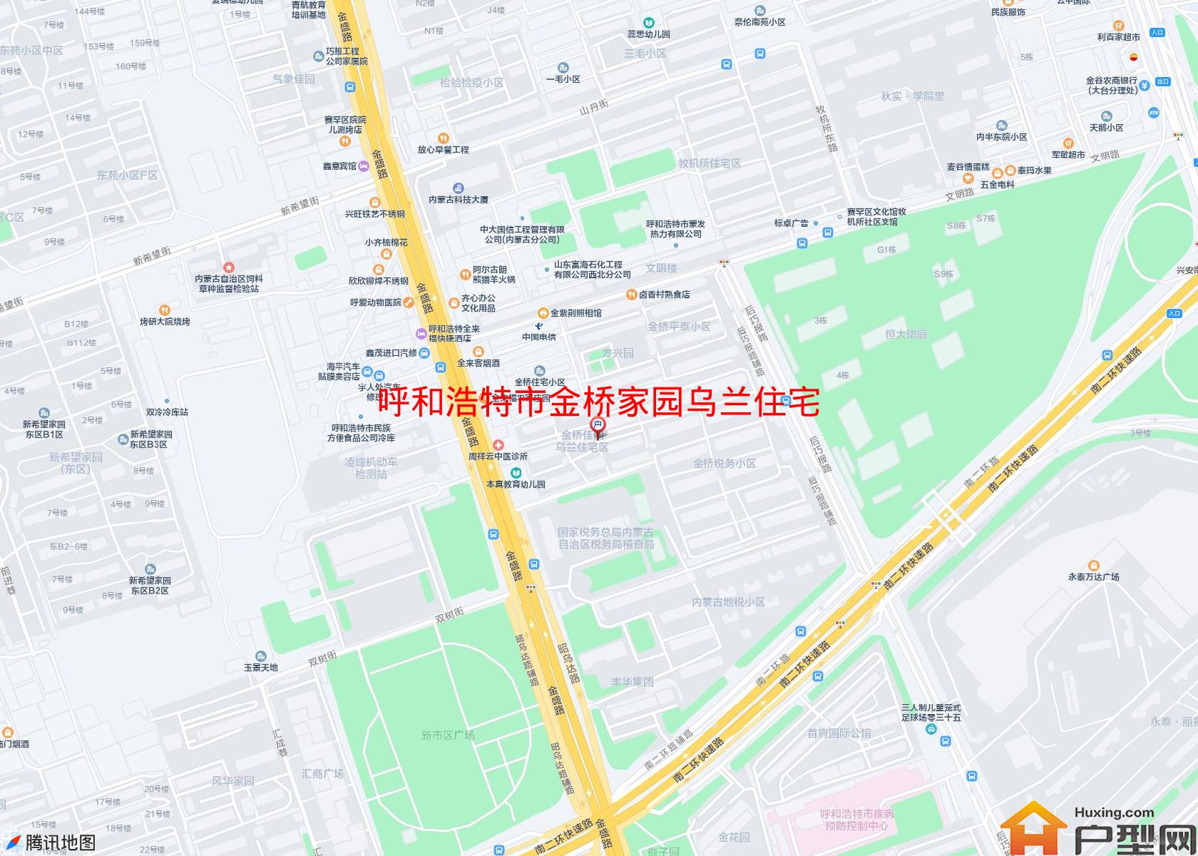 金桥家园乌兰住宅小区小区 - 户型网