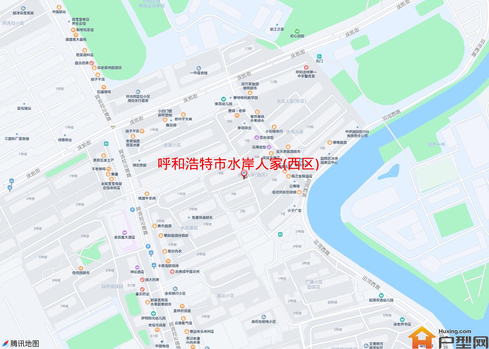 水岸人家(西区)小区 - 户型网
