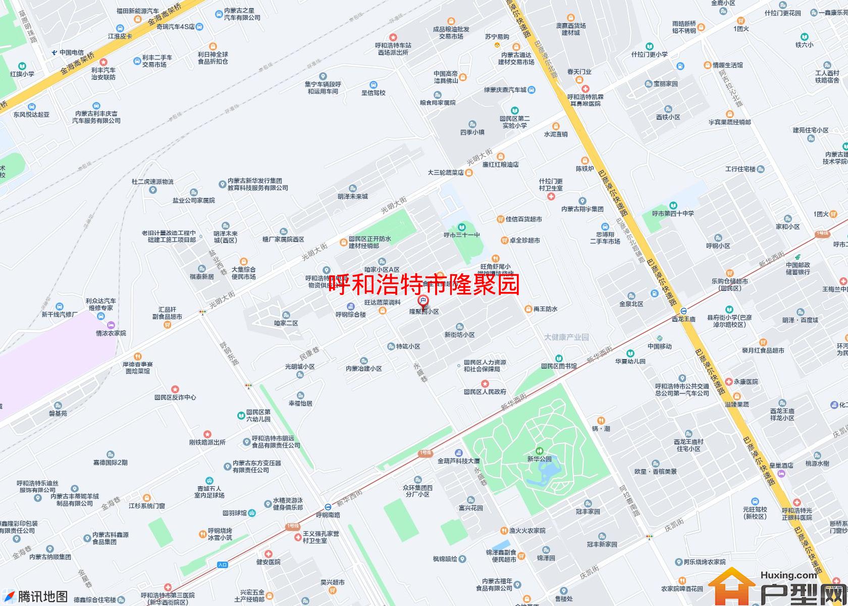 隆聚园小区 - 户型网