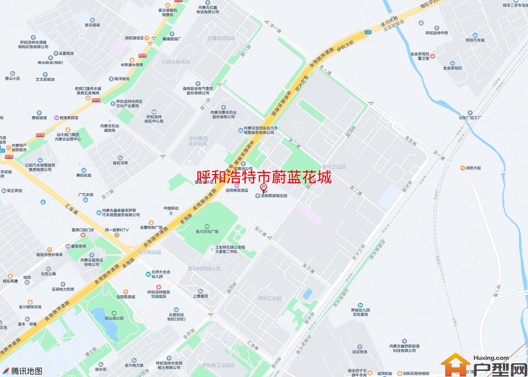 蔚蓝花城小区 - 户型网