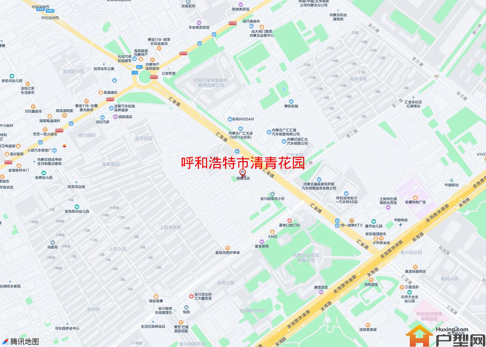 清青花园小区 - 户型网