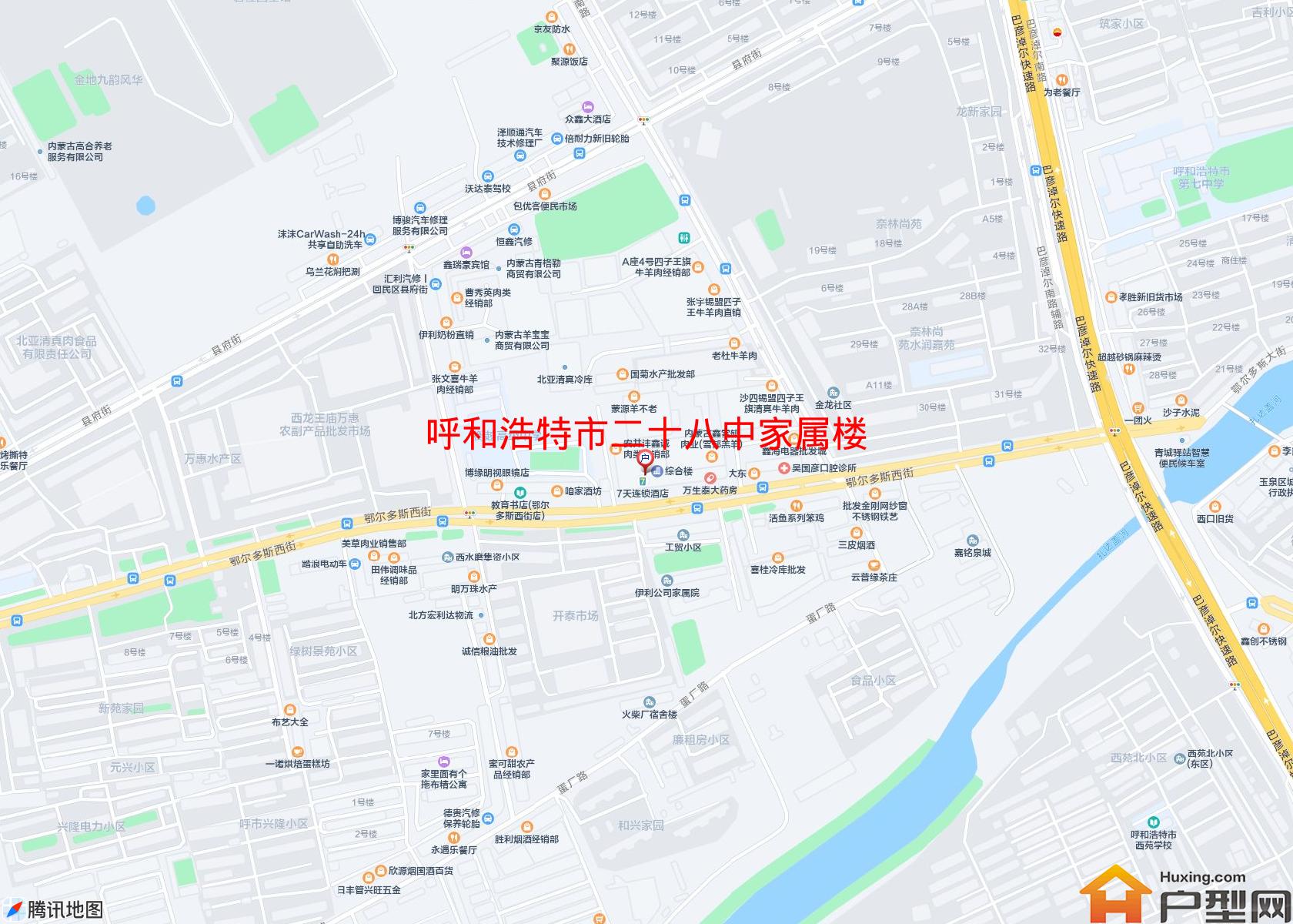 二十八中家属楼小区 - 户型网