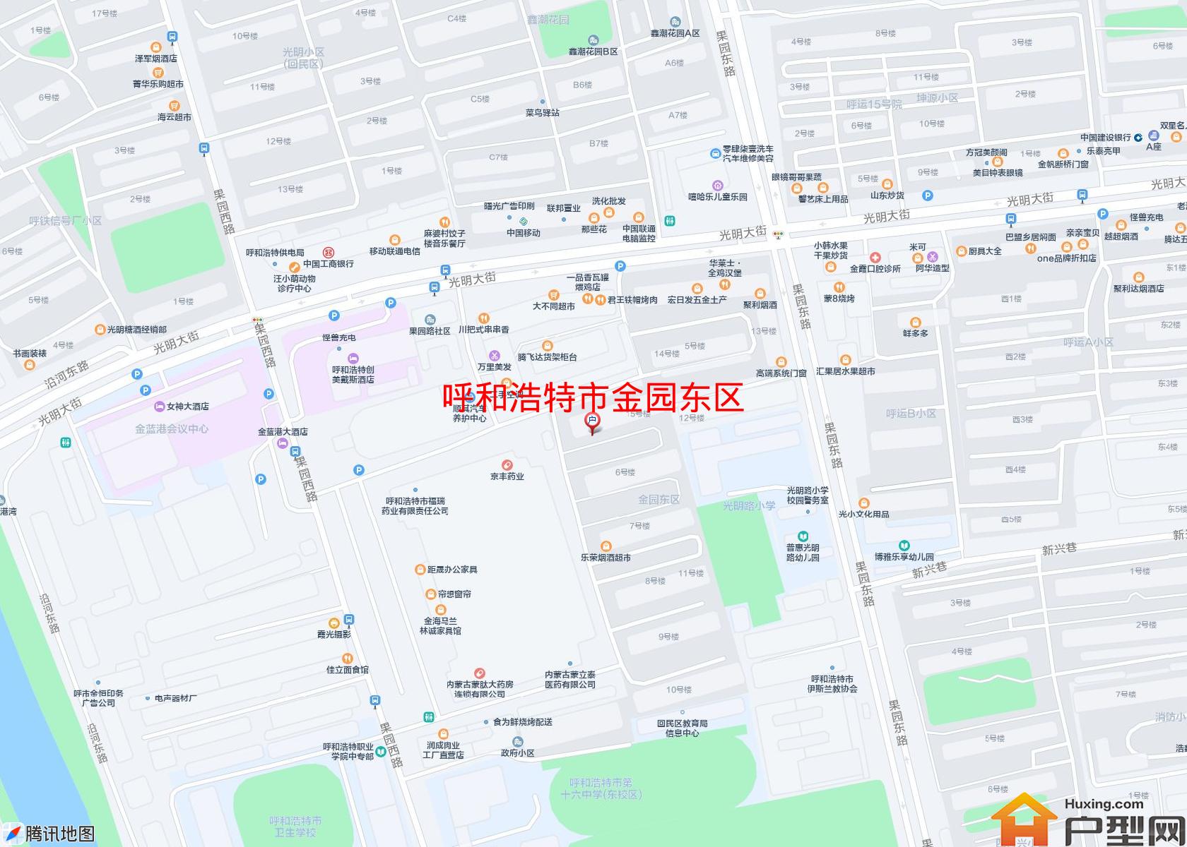 金园东区小区 - 户型网