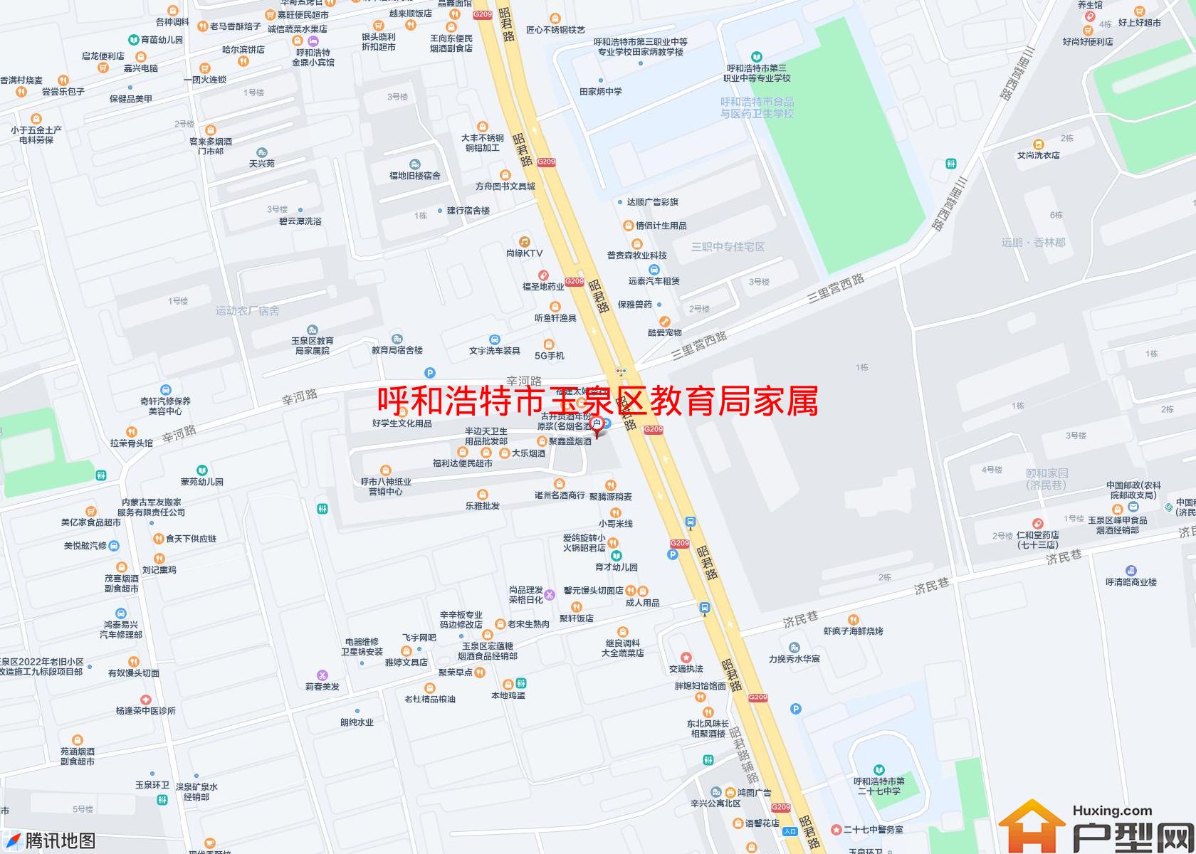 玉泉区教育局家属楼小区 - 户型网