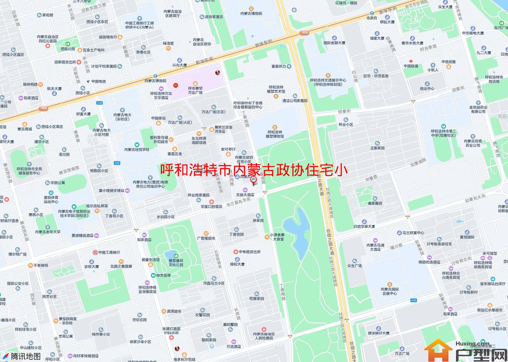 内蒙古政协住宅小区小区 - 户型网