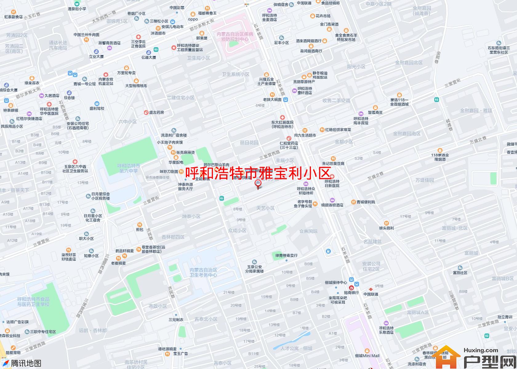 雅宝利小区小区 - 户型网