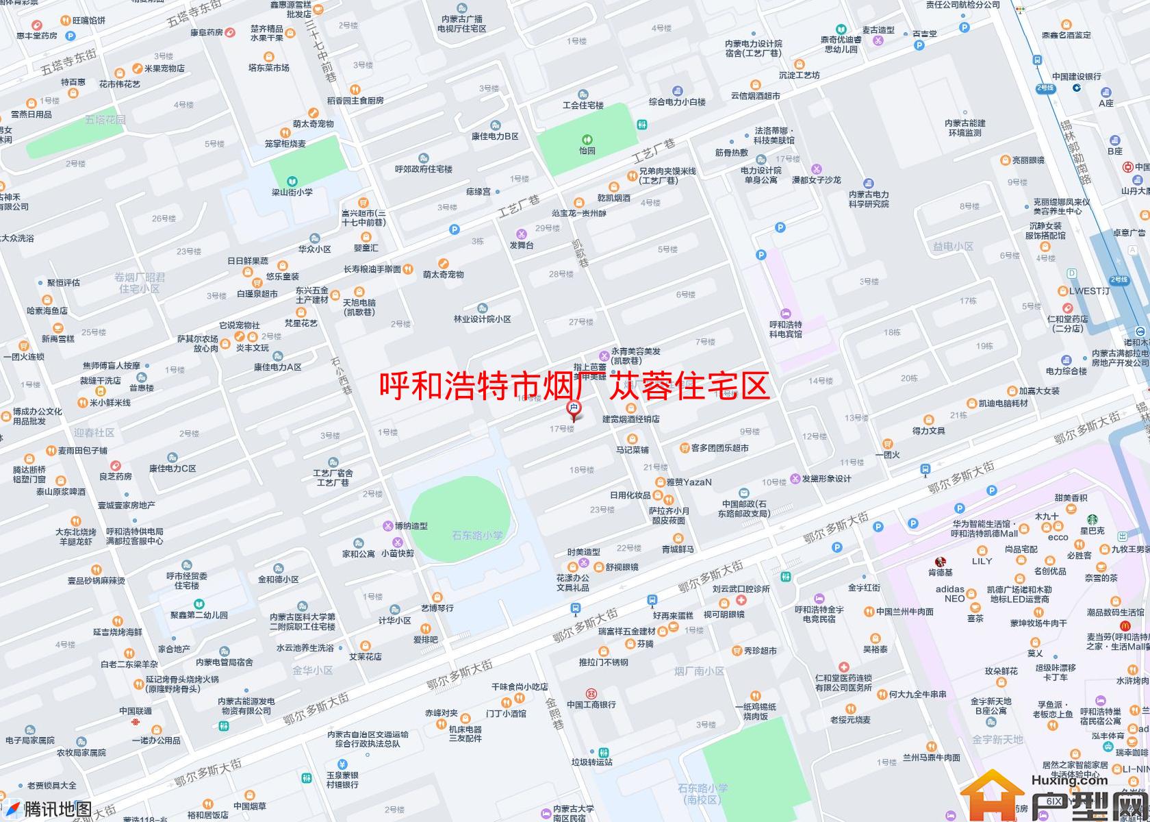 烟厂苁蓉住宅区小区 - 户型网