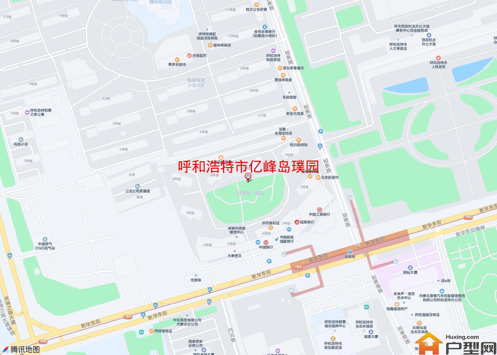 亿峰岛璞园小区 - 户型网