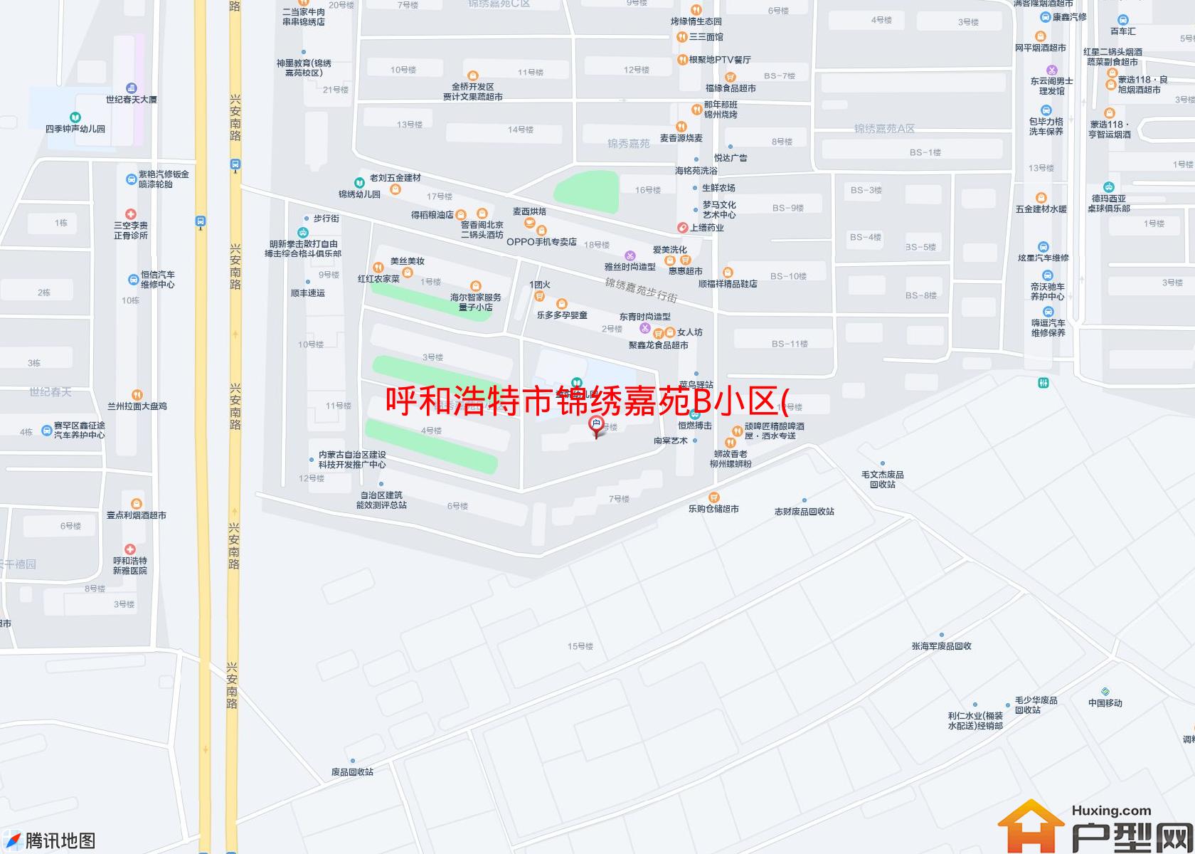 锦绣嘉苑B小区(B区)小区 - 户型网