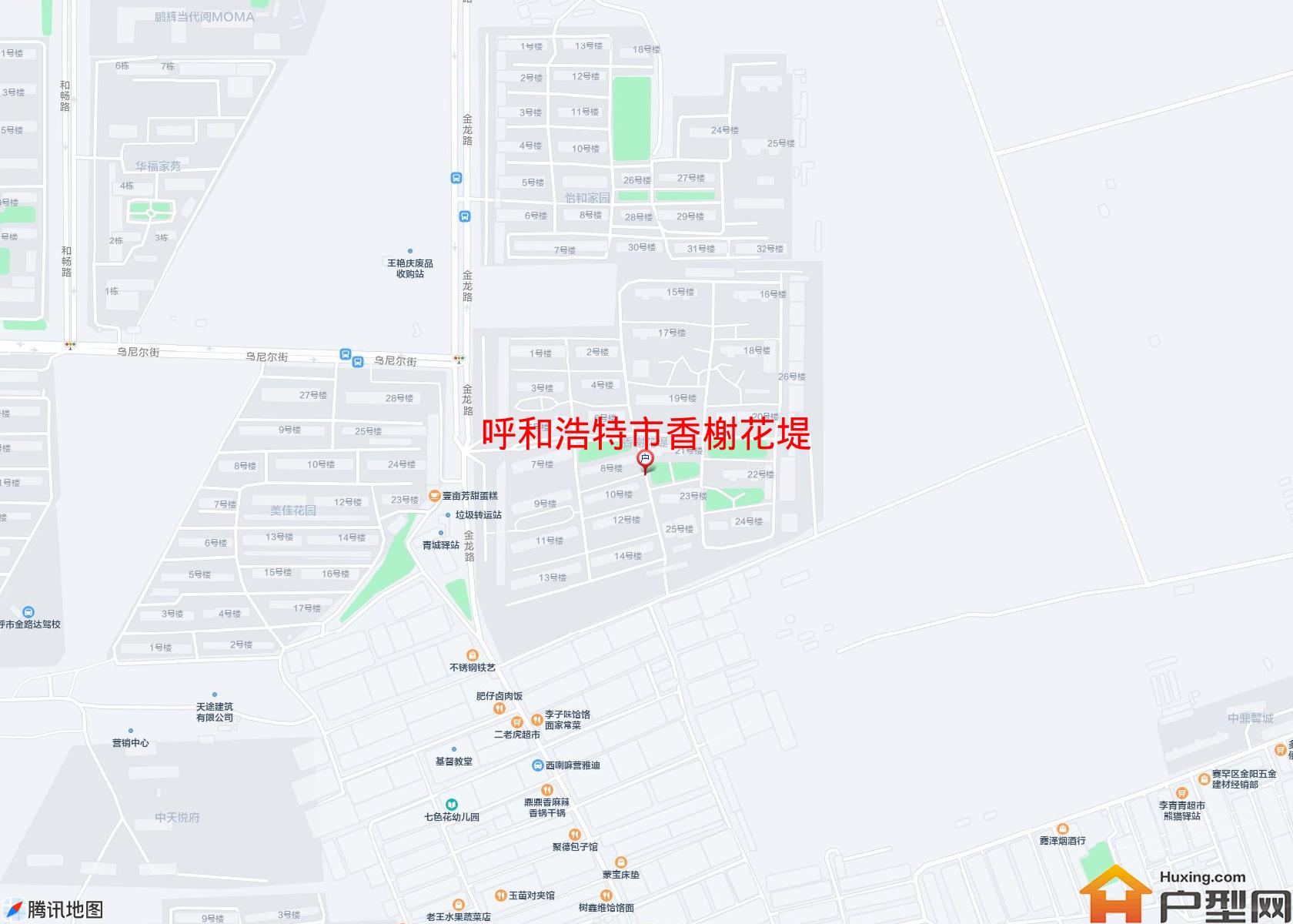 香榭花堤小区 - 户型网