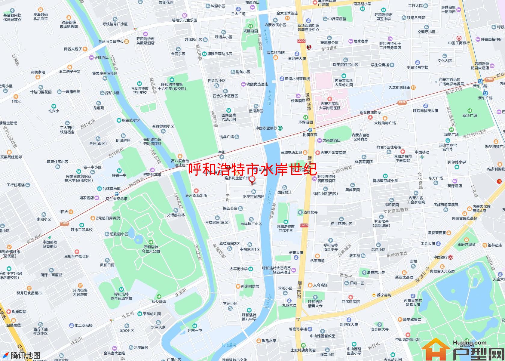 水岸世纪小区 - 户型网