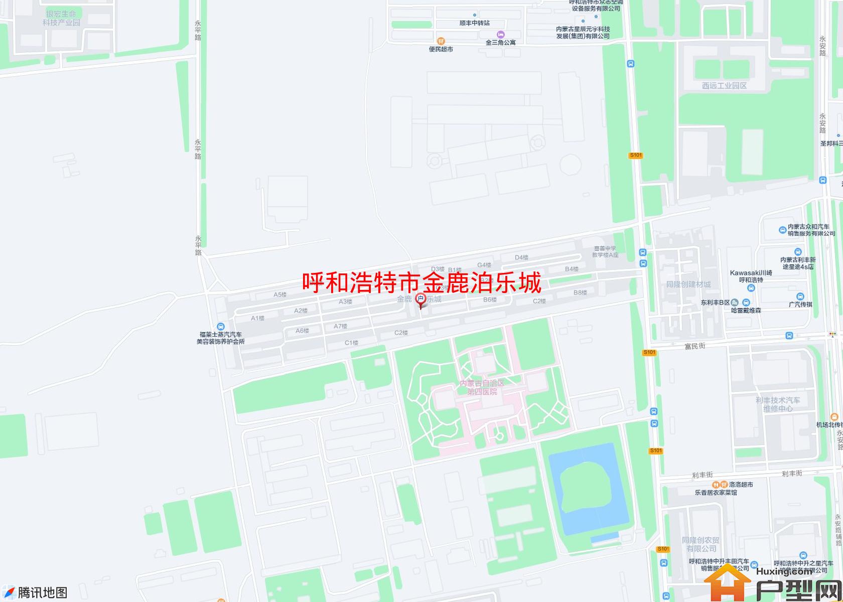 金鹿泊乐城小区 - 户型网