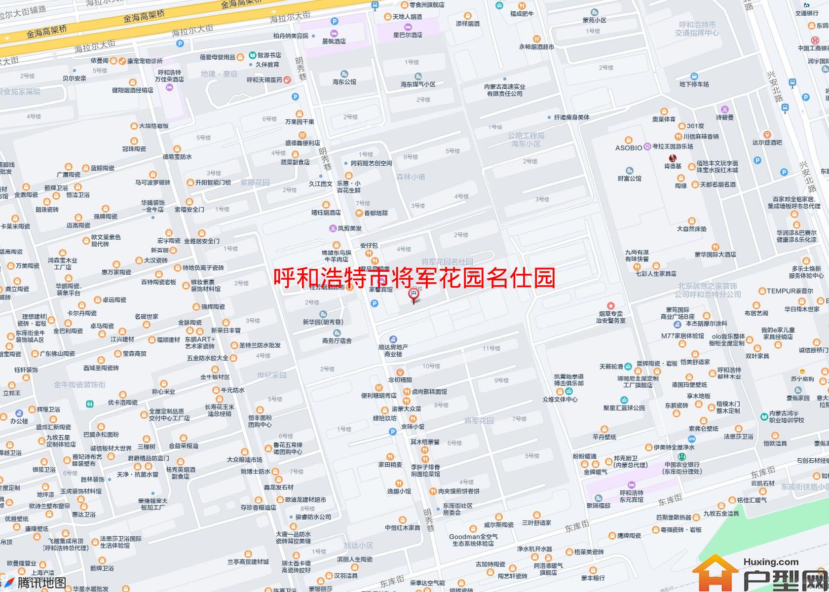 将军花园名仕园小区 - 户型网