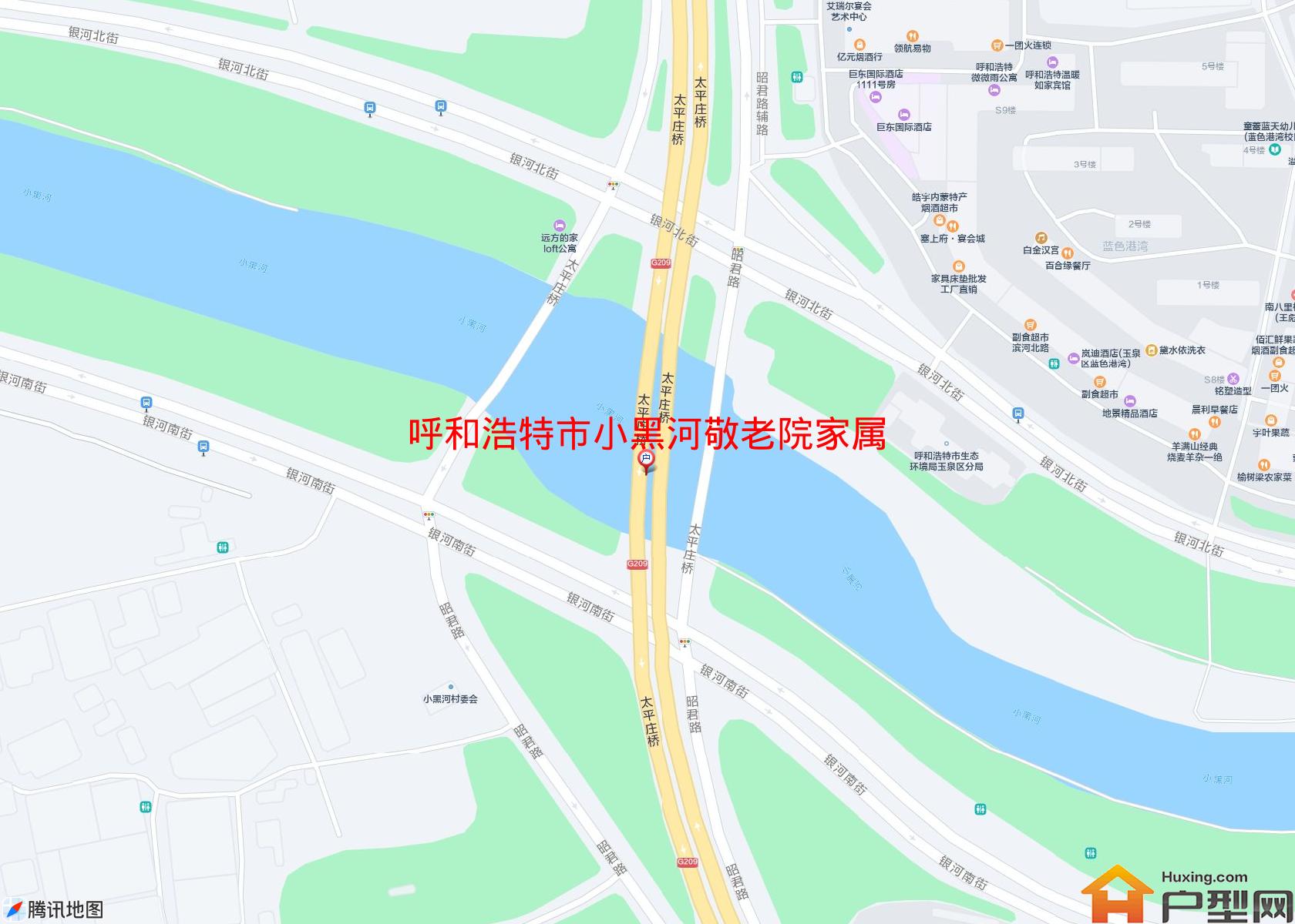 小黑河敬老院家属楼小区 - 户型网